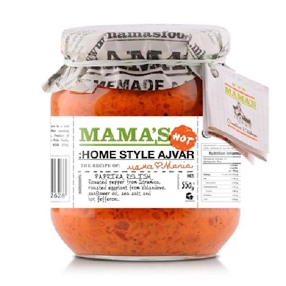 Ajvar Mamas piquant 550ml